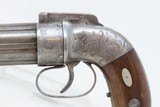 Antique ALLEN & THURBER .31 Bar Hammer PEPPERBOX ENGRAVED BELLY GUN
First American Double Action Revolving Pistol - 4 of 20