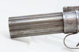 Antique ALLEN & THURBER .31 Bar Hammer PEPPERBOX ENGRAVED BELLY GUN
First American Double Action Revolving Pistol - 5 of 20