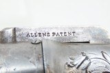 Antique ALLEN & THURBER .31 Bar Hammer PEPPERBOX ENGRAVED BELLY GUN
First American Double Action Revolving Pistol - 6 of 20