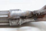 Antique ALLEN & THURBER .31 Bar Hammer PEPPERBOX ENGRAVED BELLY GUN
First American Double Action Revolving Pistol - 15 of 20