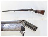 c1906 mfr. German DRILLING Combination 16 Ga. & 9.3mm SHOTGUN/RIFLE C&R
Beautiful GAME SCENE ENGRAVED 3 Deer & Ducks