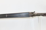 c1906 mfr. German DRILLING Combination 16 Ga. & 9.3mm SHOTGUN/RIFLE C&RBeautiful GAME SCENE ENGRAVED 3 Deer & Ducks - 13 of 21