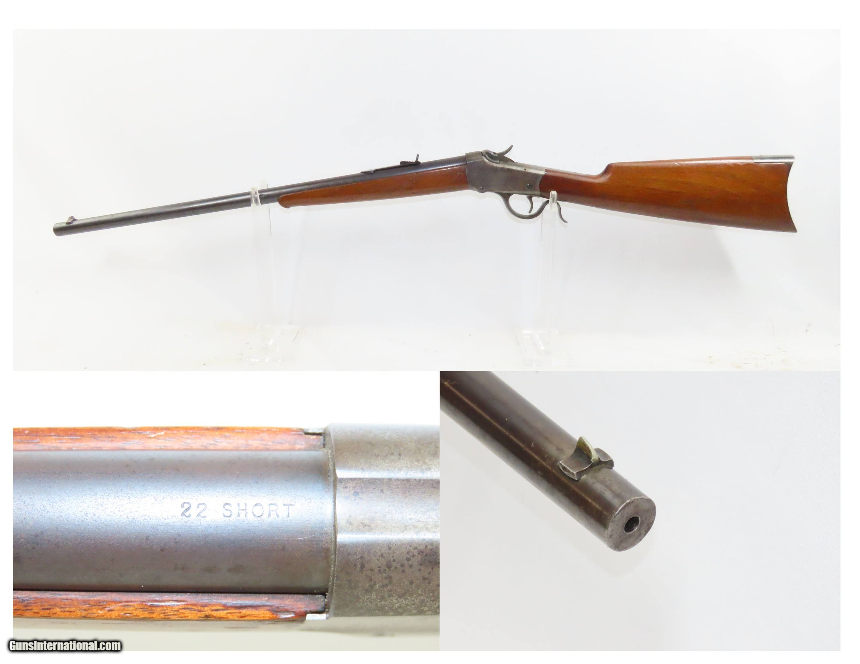 c1890 mfr. Antique WINCHESTER M1885 LOW WALL .22 SHORT SINGLE SHOT ...