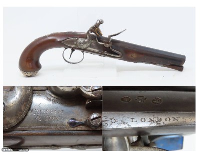 REVOLUTIONARY WAR Era ENGRAVED Rare Antique GRIFFIN & TOW Flintlock Pistol
250 Year Old ENGRAVED & CARVED Flintlock MANSTOPPER