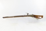 Antique GERMANIC WHEELLOCK RIFLE with SERPENTINE ENGRAVING .54 Caliber 1700s Fascinating European 17th / 18th Century Weapon - 13 of 18