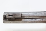 BRITISH Antique WAINHOUSE Double Barrel PERCUSSION Pistol w/SNAP BAYONET
ENGRAVED Mid-1800s .52 Caliber BOXLOCK - 12 of 19