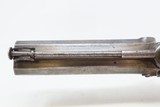 BRITISH Antique WAINHOUSE Double Barrel PERCUSSION Pistol w/SNAP BAYONET
ENGRAVED Mid-1800s .52 Caliber BOXLOCK - 15 of 19