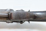 BRITISH Antique WAINHOUSE Double Barrel PERCUSSION Pistol w/SNAP BAYONET
ENGRAVED Mid-1800s .52 Caliber BOXLOCK - 14 of 19