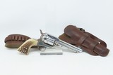 COLT “PEACEMAKER” .32-20 WCF Single Action Army C&R Revolver w/HOLSTER RIG
RIFLE CALIBER Colt 6-Shooter Made in 1915 STAG GRIP - 2 of 24