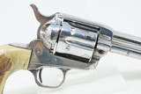 COLT “PEACEMAKER” .32-20 WCF Single Action Army C&R Revolver w/HOLSTER RIG
RIFLE CALIBER Colt 6-Shooter Made in 1915 STAG GRIP - 23 of 24