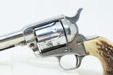 COLT “PEACEMAKER” .32-20 WCF Single Action Army C&R Revolver w/HOLSTER RIGRIFLE CALIBER Colt 6-Shooter Made in 1915 STAG GRIP - 7 of 24