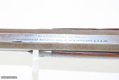 1890 Antique WINCHESTER 1886 Lever Action .38-56 WCF FRONTIER WILD WEST Iconic Lever Action Repeater w/ Octagonal Barrel - Image 10 of 19
