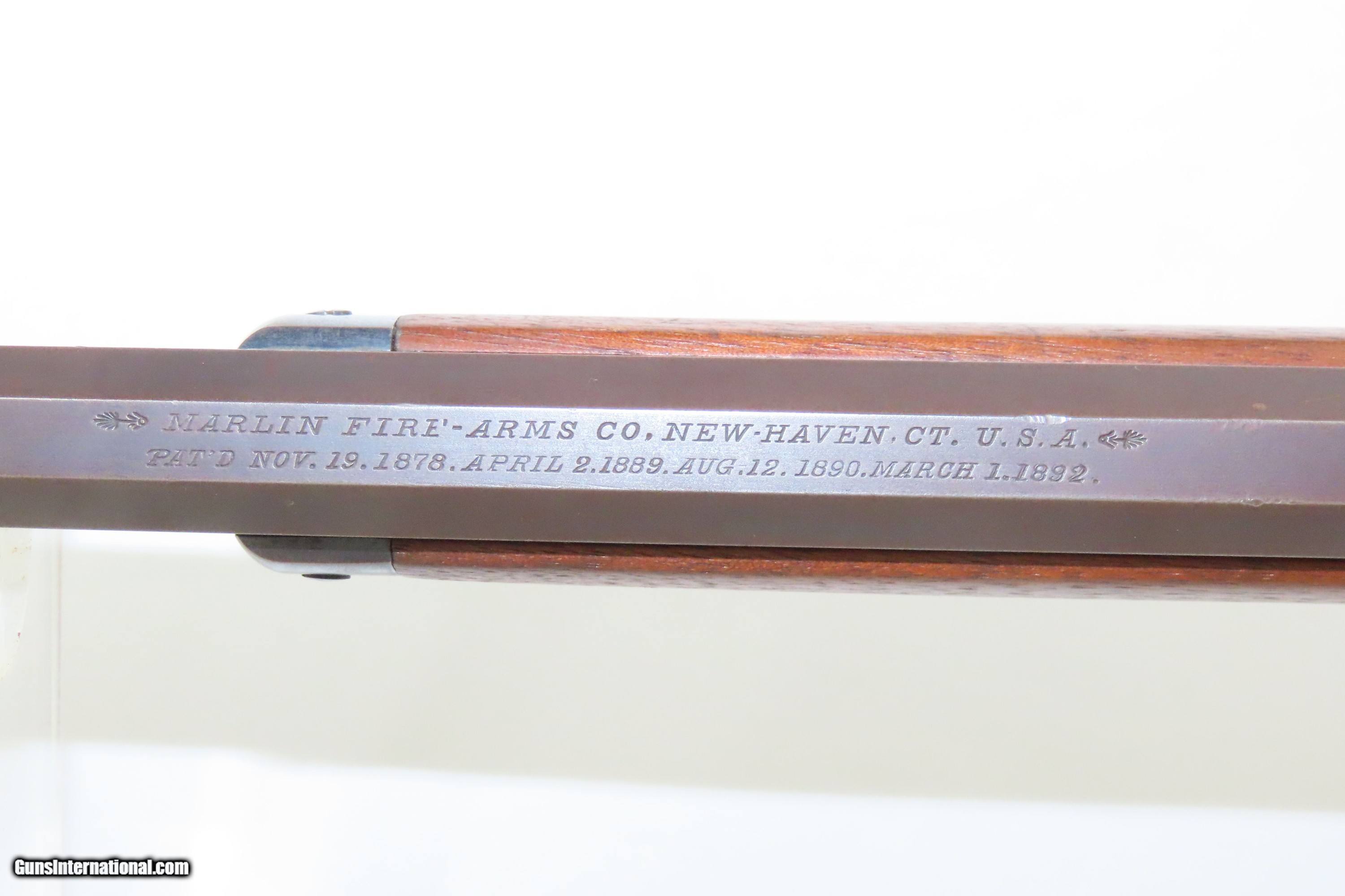 Antique MARLIN M1892 Lever Action .22 RF REPEATING Hunting/Sporting ...