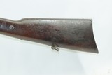 CIVIL WAR/FRONTIER Antique U.S. BURNSIDE M1864 “5th Model” Percussion SRC
CAVALRY Saddle Ring Carbine w/INLAID BRASS BUTTON - 14 of 18