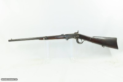 CIVIL WAR/FRONTIER Antique U.S. BURNSIDE M1864 “5th Model” Percussion SRCCAVALRY Saddle Ring Carbine w/INLAID BRASS BUTTON - Image 13 of 18