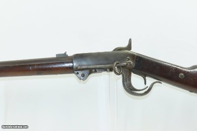 CIVIL WAR/FRONTIER Antique U.S. BURNSIDE M1864 “5th Model” Percussion SRCCAVALRY Saddle Ring Carbine w/INLAID BRASS BUTTON - Image 15 of 18