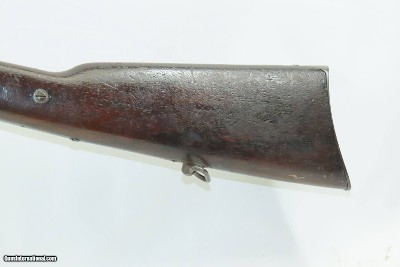 CIVIL WAR/FRONTIER Antique U.S. BURNSIDE M1864 “5th Model” Percussion SRCCAVALRY Saddle Ring Carbine w/INLAID BRASS BUTTON - Image 14 of 18