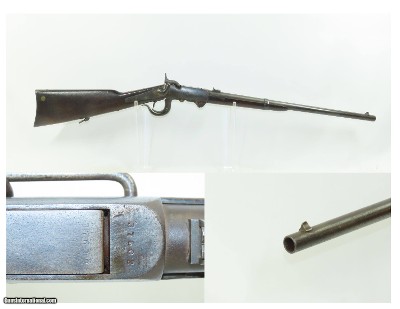 CIVIL WAR/FRONTIER Antique U.S. BURNSIDE M1864 “5th Model” Percussion SRC
CAVALRY Saddle Ring Carbine w/INLAID BRASS BUTTON