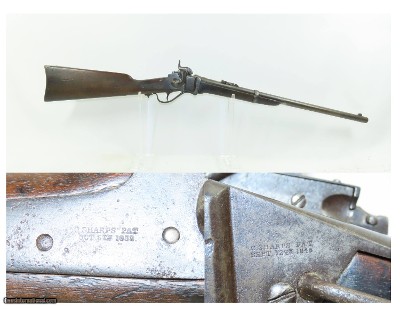 CIVIL WAR Antique U.S. SHARPS NEW MODEL 1863 .52 Perc. Saddle Ring CARBINE
ICONIC Carbine in Original Percussion Configuration