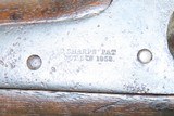 CIVIL WAR Antique U.S. SHARPS NEW MODEL 1863 .52 Perc. Saddle Ring CARBINE
ICONIC Carbine in Original Percussion Configuration - 6 of 22