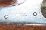 CIVIL WAR Antique U.S. SHARPS NEW MODEL 1863 .52 Perc. Saddle Ring CARBINE - 7 of 23