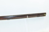 VIRGINIA Antique LONG RIFLE JAMES SIMS .52 Revolutionary War Militia 1783With Brass Patchbox & German Silver Moravian Star - 5 of 20