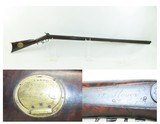 BEAVER Engraved 1846 Dated Antique WILLIAM STOVER Long Rifle .34 Caliber
Mid 1800s HOMESTEAD/HUNTING Rifle