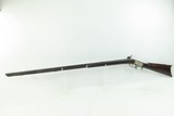 BEAVER Engraved 1846 Dated Antique WILLIAM STOVER Long Rifle .34 CaliberMid-1800s HOMESTEAD/HUNTING Rifle - 15 of 20