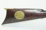 BEAVER Engraved 1846 Dated Antique WILLIAM STOVER Long Rifle .34 CaliberMid-1800s HOMESTEAD/HUNTING Rifle - 3 of 20