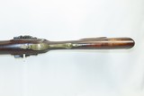 British BIELBY HYDE & CO. Antique SxS Double Barrel 10 g. FLINTLOCK Shotgun ENGRAVED and PLATINUM BANDED Side by Side - 7 of 22