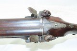 British BIELBY HYDE & CO. Antique SxS Double Barrel 10 g. FLINTLOCK Shotgun ENGRAVED and PLATINUM BANDED Side by Side - 12 of 22