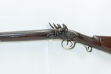 British BIELBY HYDE & CO. Antique SxS Double Barrel 10 g. FLINTLOCK Shotgun ENGRAVED and PLATINUM BANDED Side by Side - 4 of 22