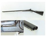 Dog Head Hammers British PERIN GAFF c1860s Antique Double Barrel SHOTGUN
British SxS Shotgun Imported to the United States