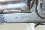 Dog Head Hammers British PERIN GAFF c1860s Antique Double Barrel SHOTGUN
British SxS Shotgun Imported to the United States - 6 of 21