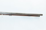 ENGRAVED GOLD INLAID Antique RENKIN BROTHERS Side x Side Percussion SHOTGUN Fine Twist Barrel Fowler c1850s - 22 of 24