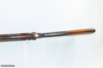 ENGRAVED GOLD INLAID Antique RENKIN BROTHERS Side x Side Percussion SHOTGUN Fine Twist Barrel Fowler c1850s - Image 9 of 24