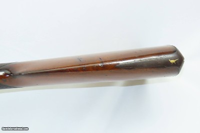 ENGRAVED GOLD INLAID Antique RENKIN BROTHERS Side x Side Percussion SHOTGUN Fine Twist Barrel Fowler c1850s - Image 14 of 24