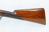 ENGRAVED GOLD INLAID Antique RENKIN BROTHERS Side x Side Percussion SHOTGUN Fine Twist Barrel Fowler c1850s - 3 of 24