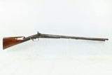 ENGRAVED GOLD INLAID Antique RENKIN BROTHERS Side x Side Percussion SHOTGUN Fine Twist Barrel Fowler c1850s - 19 of 24