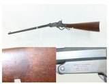 c1863 mfr CIVIL WAR Antique MAYNARD Patent MASS. ARMS Cavalry Carbine UNION .50 Caliber Percussion SADDLE RING CARBINE