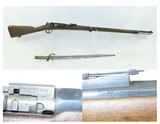 Antique FRENCH CHATELLERAULT M1866-74/M80 CHASSEPOT Bolt Action w/BAYONET
French Proofed 11mm MILITARY RIFLE