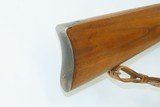 c1905 mfr. WINCHESTER M1885 LOW WALL .22 Short RF SINGLE SHOT Musket C&R
With LEATHER SLING & LYMAN REAR PEEP SIGHT - 20 of 21