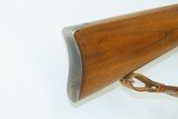 c1905 mfr. WINCHESTER M1885 LOW WALL .22 Short RF SINGLE SHOT Musket C&RWith LEATHER SLING & LYMAN REAR PEEP SIGHT - 20 of 21