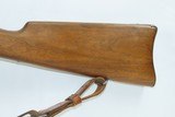 c1905 mfr. WINCHESTER M1885 LOW WALL .22 Short RF SINGLE SHOT Musket C&RWith LEATHER SLING & LYMAN REAR PEEP SIGHT - 3 of 21