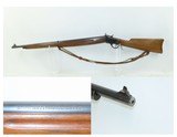 c1905 mfr. WINCHESTER M1885 LOW WALL .22 Short RF SINGLE SHOT Musket C&R
With LEATHER SLING & LYMAN REAR PEEP SIGHT - 1 of 21