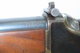 c1905 mfr. WINCHESTER M1885 LOW WALL .22 Short RF SINGLE SHOT Musket C&RWith LEATHER SLING & LYMAN REAR PEEP SIGHT - 7 of 21