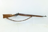 c1905 mfr. WINCHESTER M1885 LOW WALL .22 Short RF SINGLE SHOT Musket C&R
With LEATHER SLING & LYMAN REAR PEEP SIGHT - 16 of 21