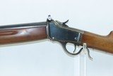 c1905 mfr. WINCHESTER M1885 LOW WALL .22 Short RF SINGLE SHOT Musket C&RWith LEATHER SLING & LYMAN REAR PEEP SIGHT - 4 of 21