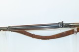 c1905 mfr. WINCHESTER M1885 LOW WALL .22 Short RF SINGLE SHOT Musket C&RWith LEATHER SLING & LYMAN REAR PEEP SIGHT - 14 of 21