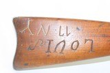 1863 Dated CIVIL WAR Era Antique SAVAGE M1861 Rifle-Musket SOLDIER GRAFFITI Mid-Civil War U.S. Contract Musket - 6 of 21